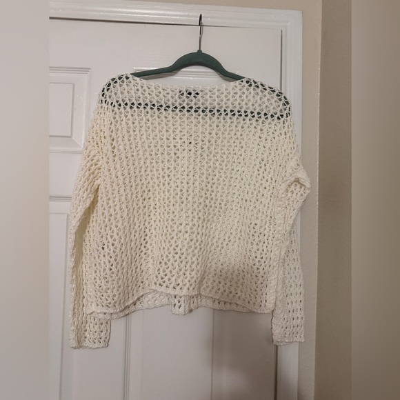 Eileen Fisher Peruvian Organic Cotton Cord Bateau Neck Top - Picture 4 of 14